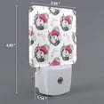 thumbnail image 2 of Pofeuu Cute Poodle Dog Print Night Lights Plug into Wall with Dusk-to-Dawn Light Sensor, LED Nightlight for Bathroom, Adult, Hallway-EU, 2 of 7