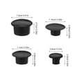 thumbnail image 2 of EXHUMKY 200Ud Tapones Plásticos Para Agujeros Redondos Para Muebles En Color Negro Protección Y, 2 of 6