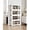 Transparent Door, variant on 4 Tier Storage Bins with Wheels, 15.75"x10.24"x35.43" Stackable Stackable Storage Bins with Lids and Door, Closet Organizers and Storage Cabinet for Home Bedroom (Transparent Door)