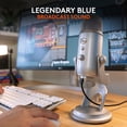 thumbnail image 2 of Restored Blue Microphone - Yeti Silver (Refurbished), 2 of 9