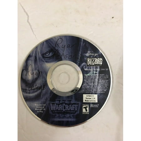 World of Warcraft 3 Frozen Throne Expansion set COMPLETE Only Disc Ships N