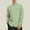 #071-Green, variant on Handshe Men's Long Sleeve Casual Shirts, Relaxed Fit Fashion Button Pocket Side Slit Stand Collar Shirts for Outdoor Activities,Daily Stylish Wear