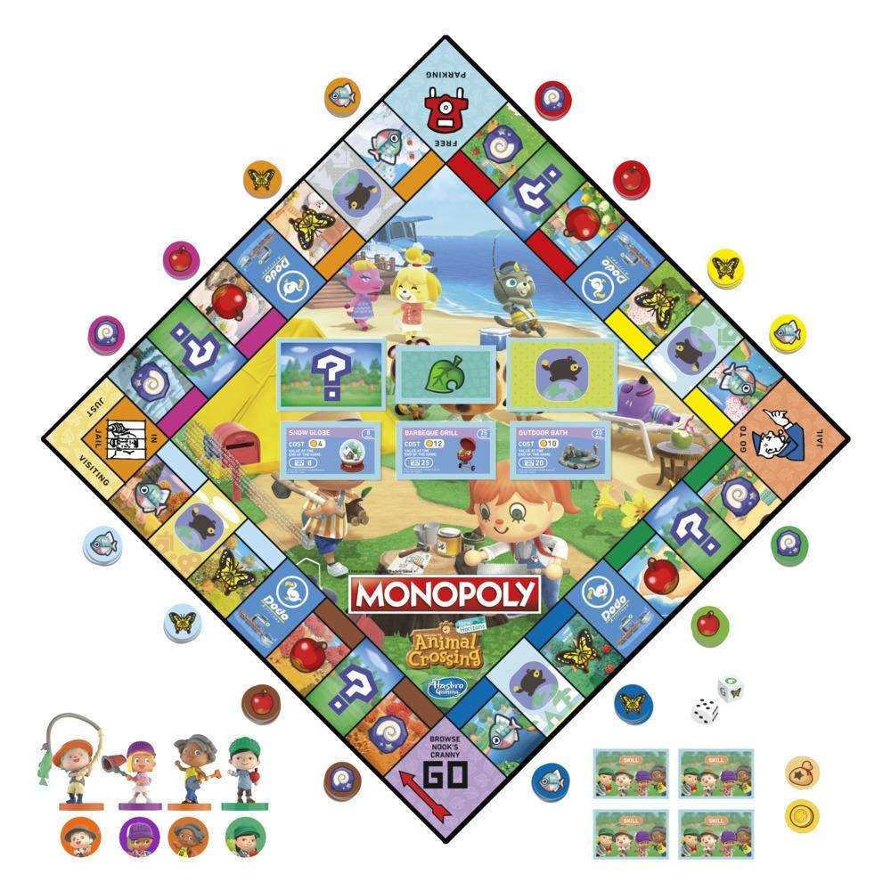 Monopoly Animal Crossing New Horizons Edition Board Game for Kids Ages 8 and Up, Fun Game to Play - image 4 of 5