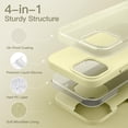 thumbnail image 3 of JETech Silicone Case for iPhone 15 6.1-Inch, Silky-Soft Touch Full-Body Protective Phone Case, Shockproof Cover (Yellow), 3 of 6