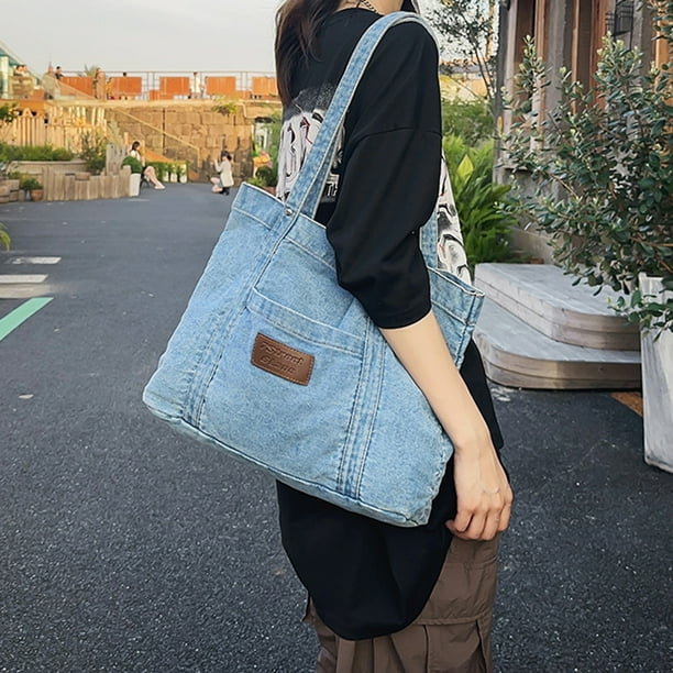 GRANCY】DenimpantsStyle ShoulderBag 90's Denim Shoulder Bag