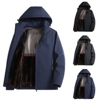 FAHUOMU Men's Parka Raincoats Waterproof Ski Jacket Warm Lined Winter Snow Coat Thicken Mountain Hooded Windbreaker