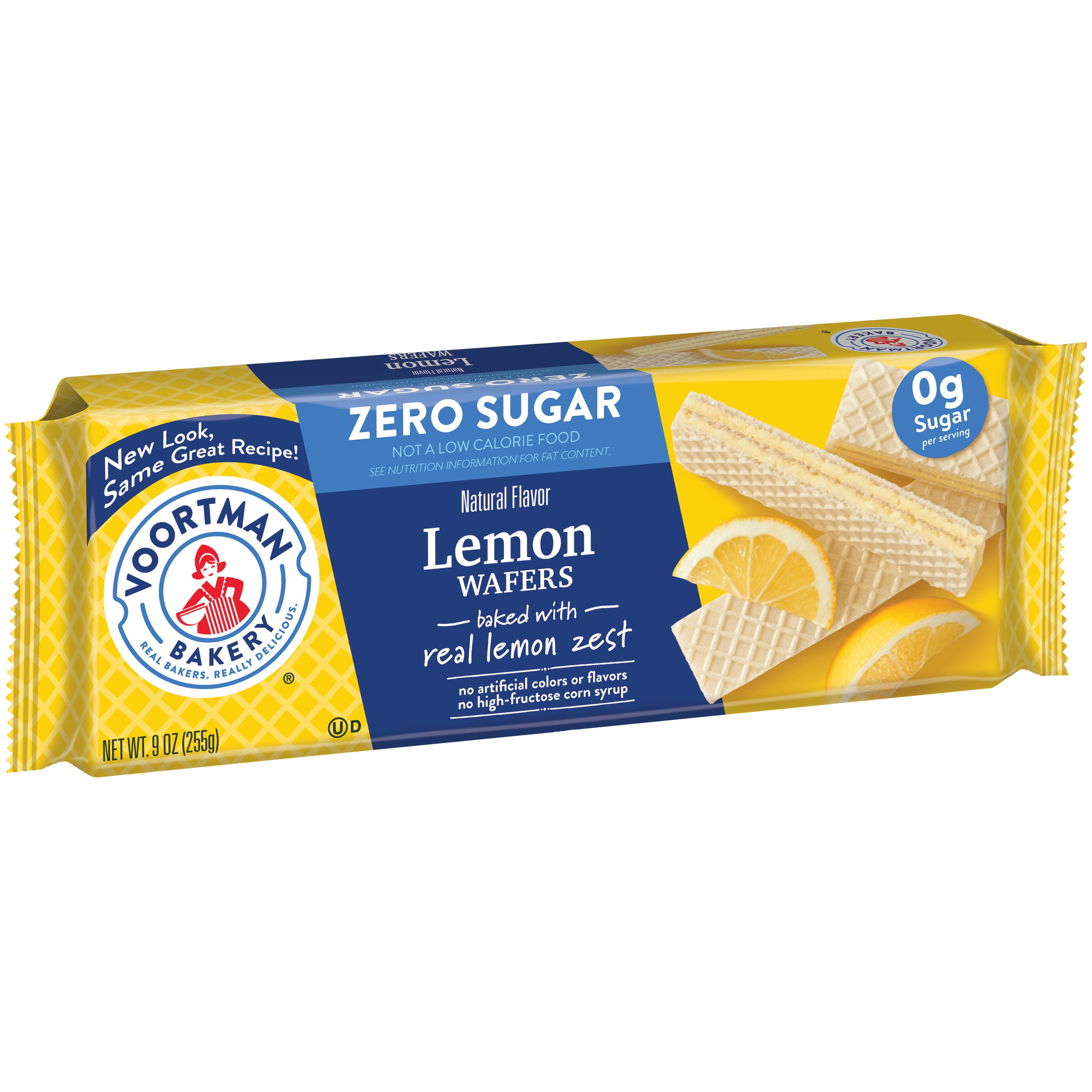 Voortman Sugar-Free Lemon Wafer Cookies, 9 Oz.