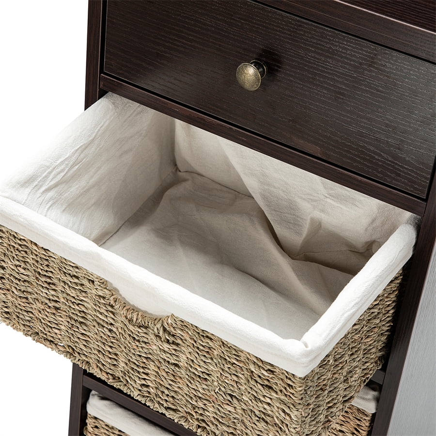SIGNEER 3 Pcs set Storage Basket for Living Room Bathroom Storage