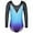 B Blue Purple, variant on BAOHULU Sequin Gymnastics Leotard for Girls 3/4 Sleeve Gradient Cyan Dancewear