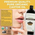 thumbnail image 6 of Viva Naturals Organic Castor Oil, 16 fl oz, Nourishing Body Oil, 6 of 9