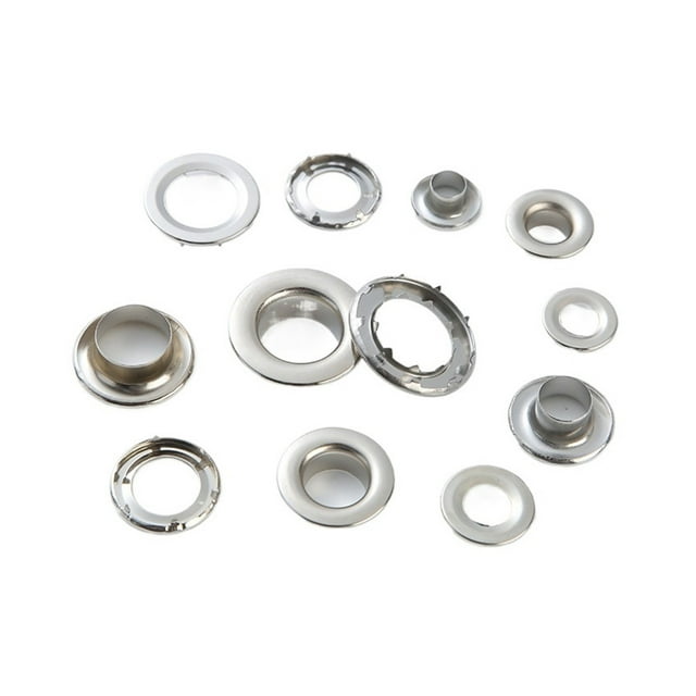 30 Pcs Œillets en Bâche Métallique - Bord Roulé Type Griffe (Fer/cuivre/acier Inoxydable)
