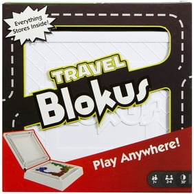 Travel Blokus Strategy Game for Kids & Family, Board Game for 2 to 4 Players with 4 Color Pieces, Gift for Ages 7 Years Old & Up