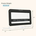 thumbnail image 5 of Dream On Me Lightweight Mesh Security Adjustable Bed Rail for Toddler in Black, Fits for Twin, Full, Queen, Toddlers and Bunk Size Beds with a Mattress height less than 5" inches only., 5 of 7