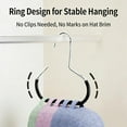 thumbnail image 6 of 2026 New Durable Steel Hangers：Maximize Closet Space with Versatile Storage, Stainless Hangers for Hats, Scarves, Shawls & Accessories (5pcs3), 6 of 8