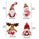 thumbnail image 3 of Xihbxyly Oferta de Iluminación Nuevo Muñeco de Navidad Tejido Enrojo y Blanco, Adorno Colgante de Escritorio de Papá Noel y Muñeco de Nieve, 3 of 3