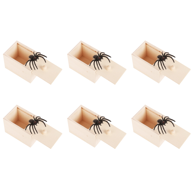 Caja Miedo Araña Artilugios Juego Broma Y Truco Juguete