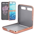 thumbnail image 4 of Funda de vidrio templado para teléfono móvil Funda protectora trasera Funda protectora para Galaxy Z Flip Azul, 4 of 5