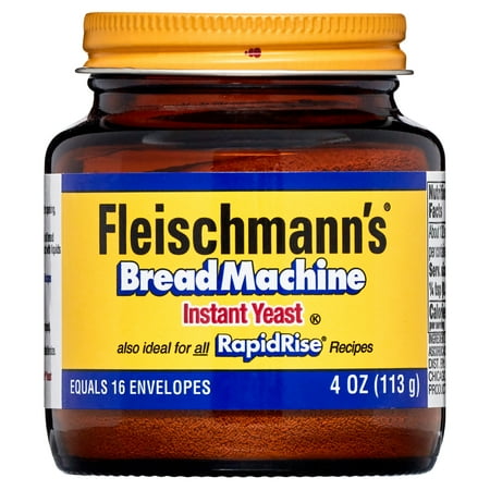 Fleischmann's Classic Bread Machine Instant Yeast 4 oz Jar.