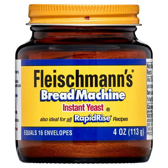 Fleischmann's Classic Bread Machine Instant Yeast 4 oz Jar.