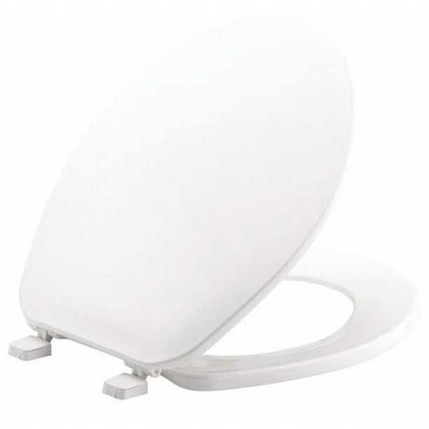 Bemis Gr70 000 Toilet Seat With Cover Plastic Round White Com - Bemis 1500ec 000 Toilet Seat Installation