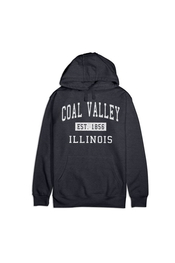 Coal Valley Illinois Classic Established Premium Cotton Hoodie