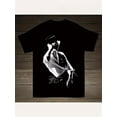 thumbnail image 1 of T-shirt Homme & Femme Chanteur Nœud Papillon Manches Courtes, 1 of 5