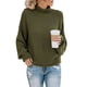 thumbnail image 1 of Suéter de otoño e invierno Suéter de Europa y Estados Unidos Suéter de cuello alto de línea gruesa para mujer, 1 of 6