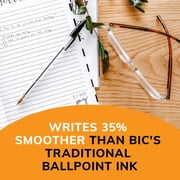 BIC Cristal Xtra Smooth Ballpoint Pen, Medium Point, 1.0 mm, Red Ink, 10 Count