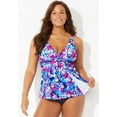thumbnail image 4 of Swimsuits for All V-Neck Twist Tankini Set, 4 of 4