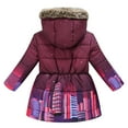 thumbnail image 3 of TEDOYE Toddler Girls Winter Long Sleeve Fashion Thick Warm Hooded Down Soft Coats Down Paraks Lovely Wear, 4-5 Years, 3 of 6