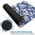 thumbnail image 6 of Long Mouse Pads for Desk,Blue Floral and Leaf Pattern Desk Mats on Top Of Desks, Desk Mouse Pad Extra Large with 3mm Non-Slip Base and Stitched Edge for Gaming,Office,Work,Home 31.5"x11.8", 6 of 6