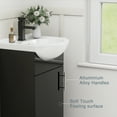 thumbnail image 5 of Eclife 18" Freestanding Single Bathroom Vanity with Euro Ceramic Sink and Faucet, 5 of 8