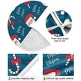 thumbnail image 2 of FMSHPON Merry Xmas Happy New Year Santa Xmas Christmas Tree Skirt Stand Mat for Holiday Party Decoration Indoor Outdoor 48 inches, 2 of 6