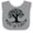 Heather and White, variant on Inktastic Save the Planet Tree Design with Green Leaves Boys or Girls Baby Bib