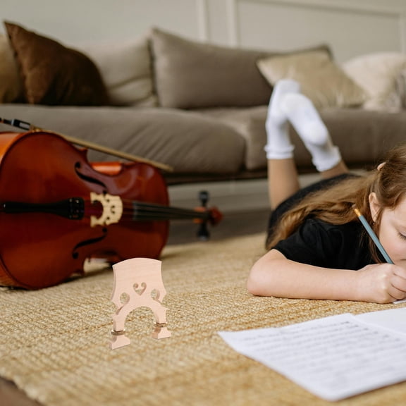 Clispeed cello bridge maple Cello Bridge Maple Wood 1Pack Beginners