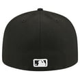 thumbnail image 4 of Men's New Era Black Cincinnati Reds Logo 59FIFTY Fitted Hat, 4 of 6