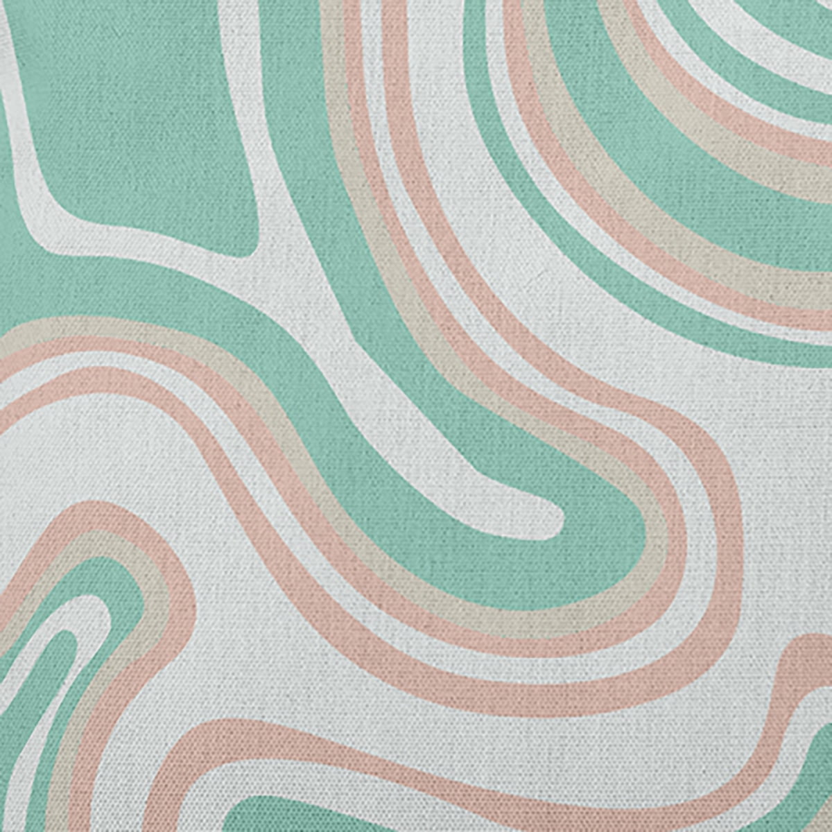20" x 20" Simply Daisy Agate Polyester Indoor/Outdoor Pillow, Spring Green Qty 1