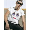 thumbnail image 2 of Happy Fashion Girl Face Tee Men's -Image by Shutterstock, 2 of 4
