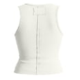 thumbnail image 7 of FDGIU Women's V Neck Ribbed Cropped Tank Top, Wide Strap Stretch Knit Slim Fit Sleeveless Camisole for Summer Sports Daily Street Layering, 7 of 7