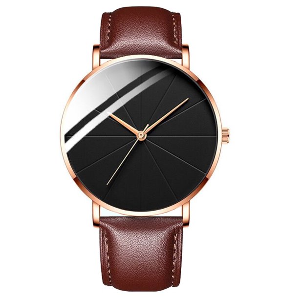 Reloj de cuarzo para hombre, sencillo, informal, de moda, con correa de malla de aleación, para estudiantes
