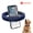 Blue, variant on SATELLAI Collar Smart GPS Dog Collar with AI Pet Intelligence, Wireless Virtual Fence, Boundary Training, Live GPS Tracking, Escape Alerts, Two-Way Audio, Health Monitoring, IP68 Waterproof