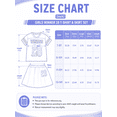 thumbnail image 7 of PureChapter Girls Clothing Sets Color Block Short Sleeve T-Shirt & Pleated Skirt 2 Piece Back to School Outfit for Kids 7-14, 7 of 7