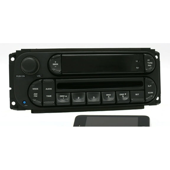 Restored Chrysler Jeep Dodge RBK Digital 22-10 Radio 02-07 AM FM CD Player w Bluetooth (Refurbished)