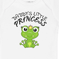 thumbnail image 4 of Inktastic Daddy's Little Princess Cute Frog Girls Baby Bodysuit, 4 of 5