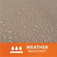 thumbnail image 6 of Modern Leisure Basics Patio Ottoman Cover, 37"L x 22"W x 17"H, Beige, 6 of 11