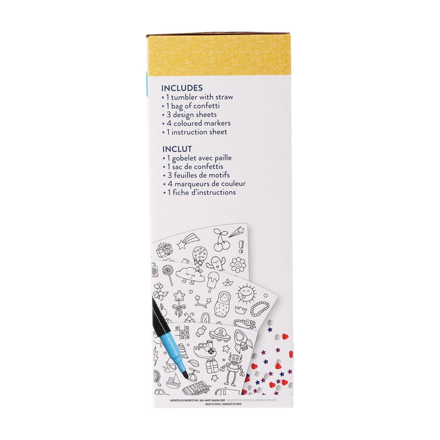 Hello Hobby! DIY CONFETTI TUMBLER