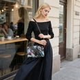 thumbnail image 5 of FORMRS Women Crossbody Purse with Chain Strap Vegan Leather Shoulder Handbag, Black, 5 of 7