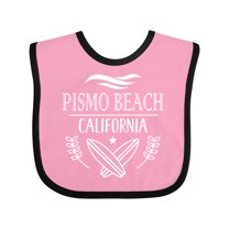 Inktastic Pismo Beach California Trip Surfing Boys or Girls Baby Bib