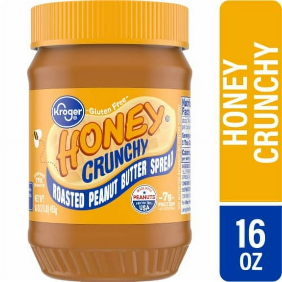 KR Honey Peanut Butter Spread Crunchy 16 oz.
