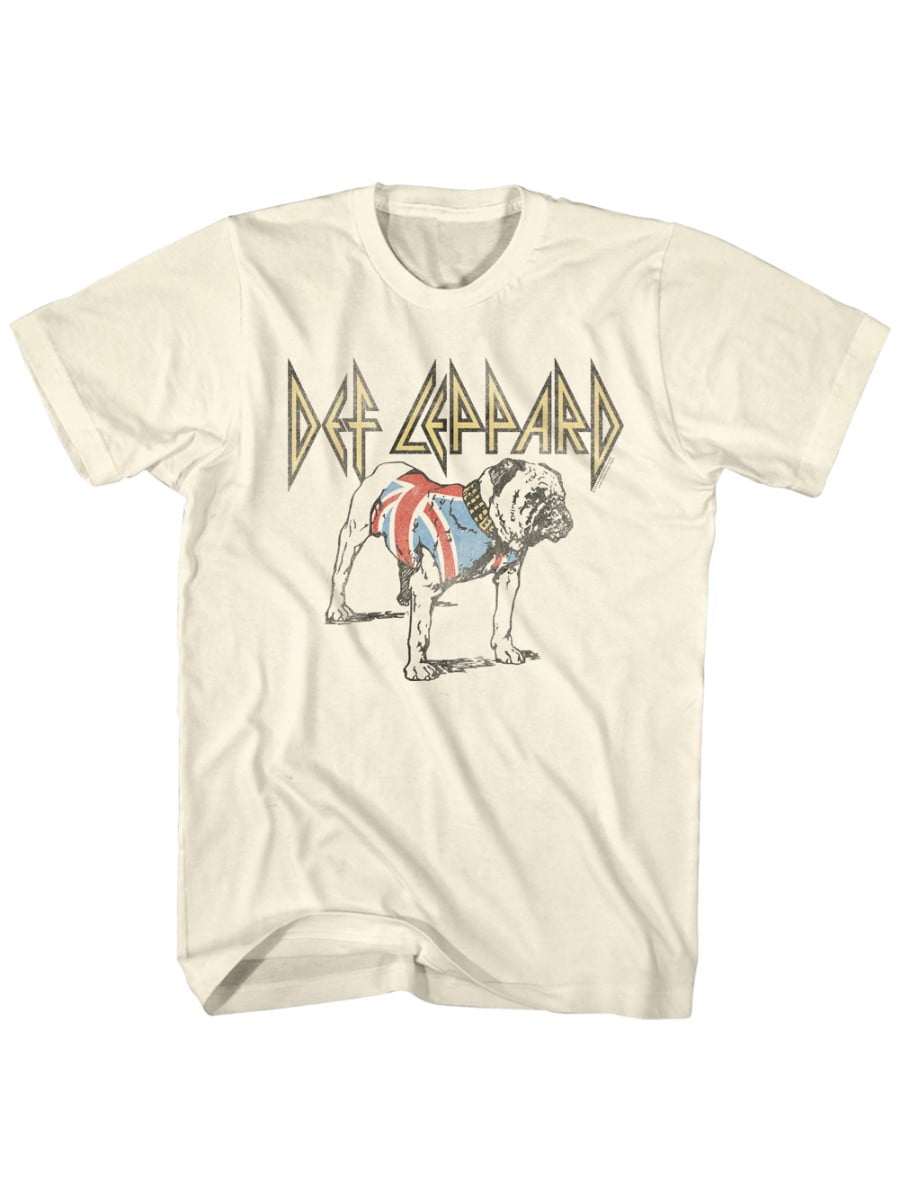 Def Leppard Rock Band DISTRESSED LOGO Licensed Adult Sweatshirt Hoodie